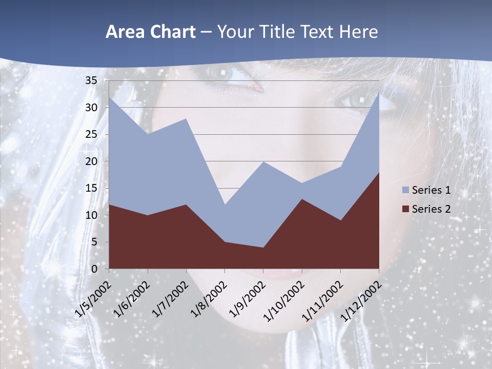 Girl Glamorous Fantasy PowerPoint Template