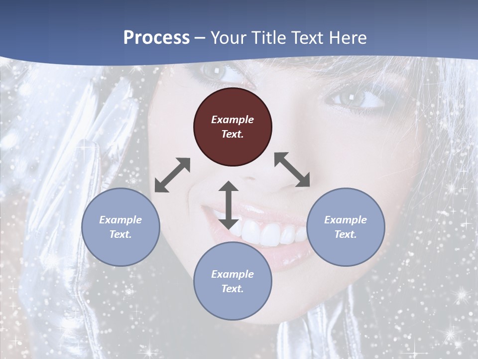 Girl Glamorous Fantasy PowerPoint Template