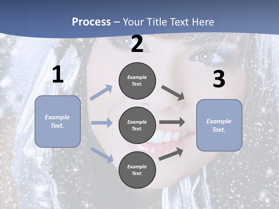 Girl Glamorous Fantasy PowerPoint Template