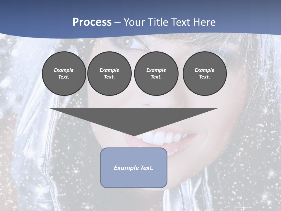 Girl Glamorous Fantasy PowerPoint Template