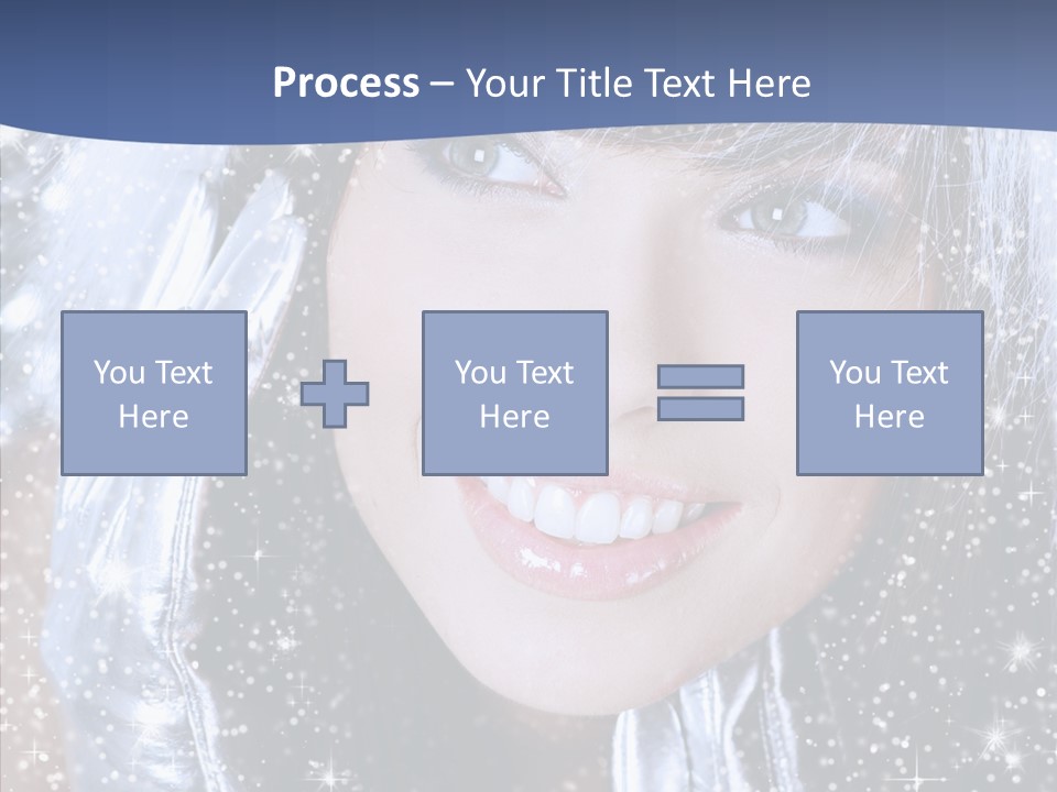 Girl Glamorous Fantasy PowerPoint Template
