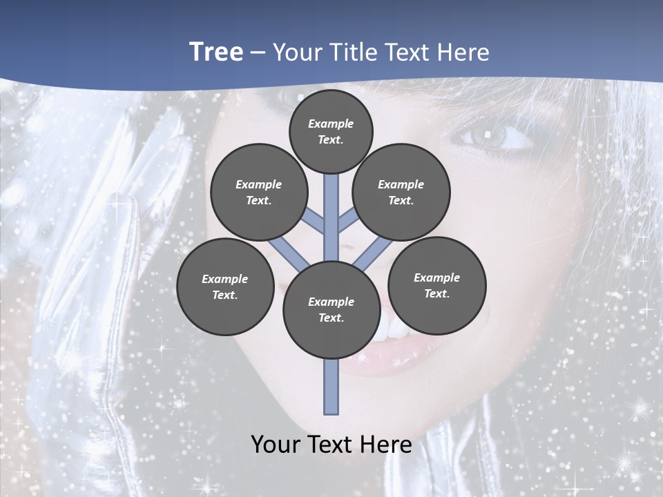 Girl Glamorous Fantasy PowerPoint Template
