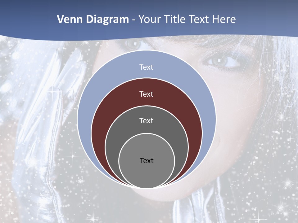 Girl Glamorous Fantasy PowerPoint Template