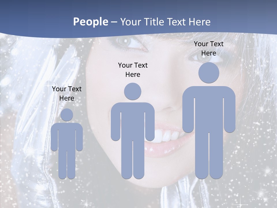 Girl Glamorous Fantasy PowerPoint Template