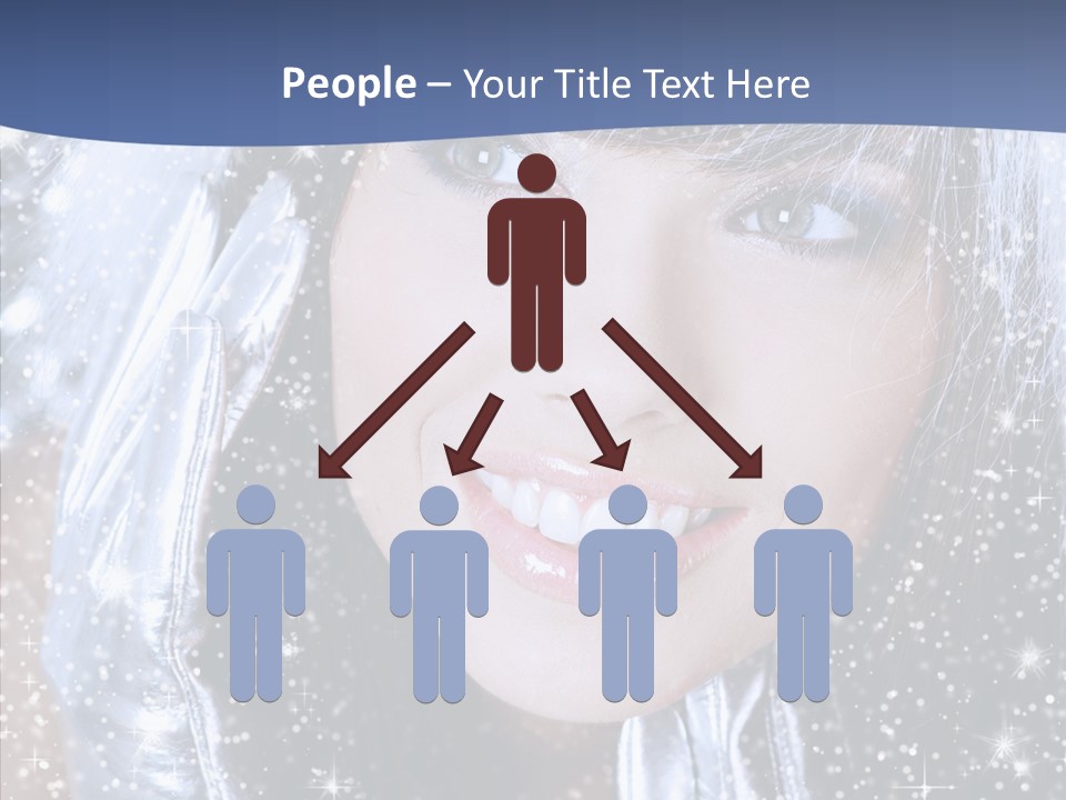 Girl Glamorous Fantasy PowerPoint Template