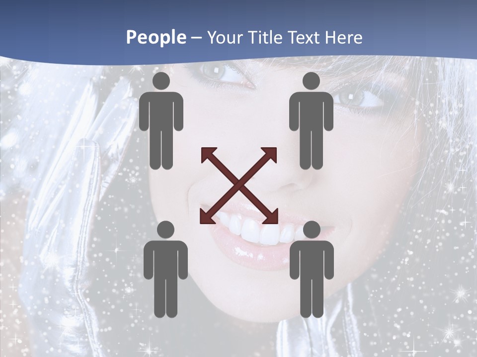 Girl Glamorous Fantasy PowerPoint Template