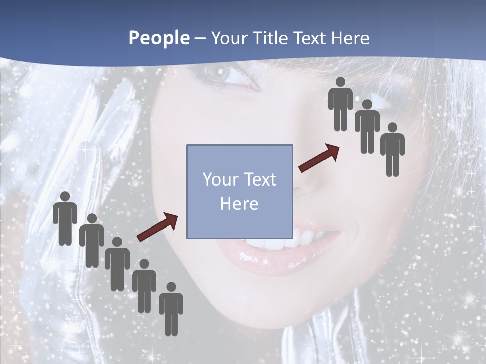 Girl Glamorous Fantasy PowerPoint Template