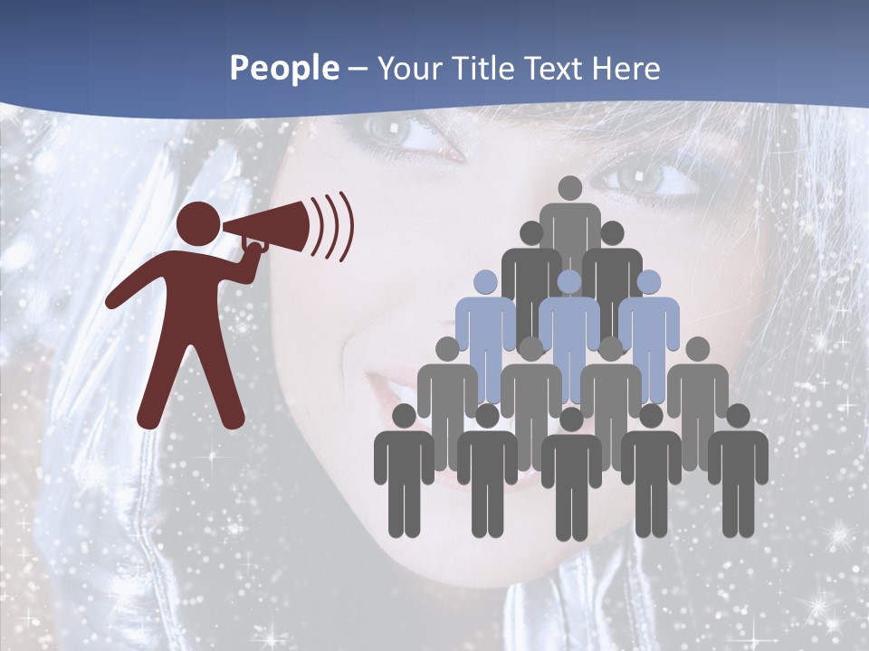 Girl Glamorous Fantasy PowerPoint Template