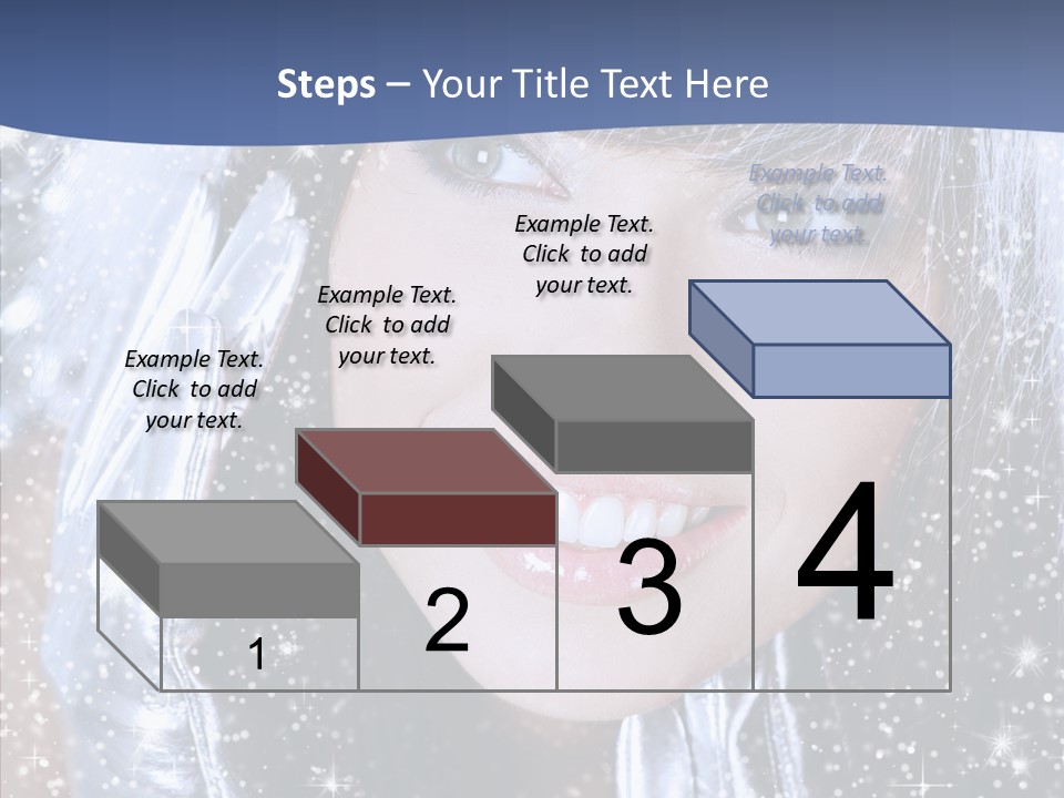 Girl Glamorous Fantasy PowerPoint Template