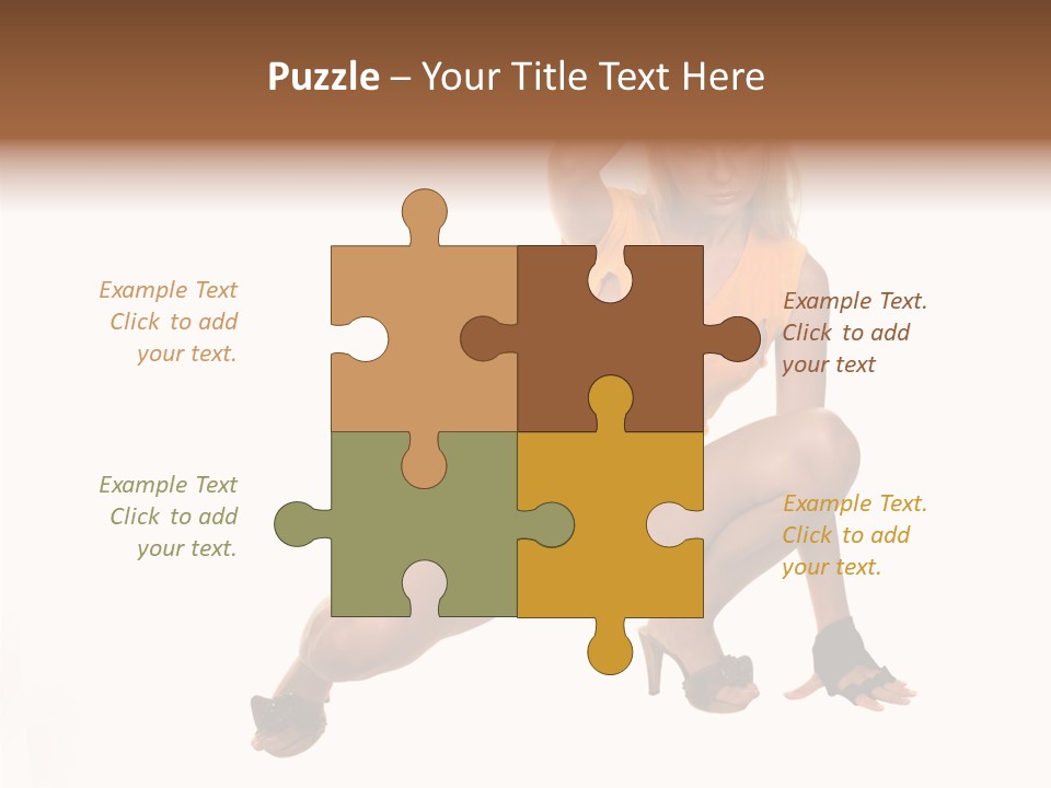 Itting Teamwork Chair PowerPoint Template