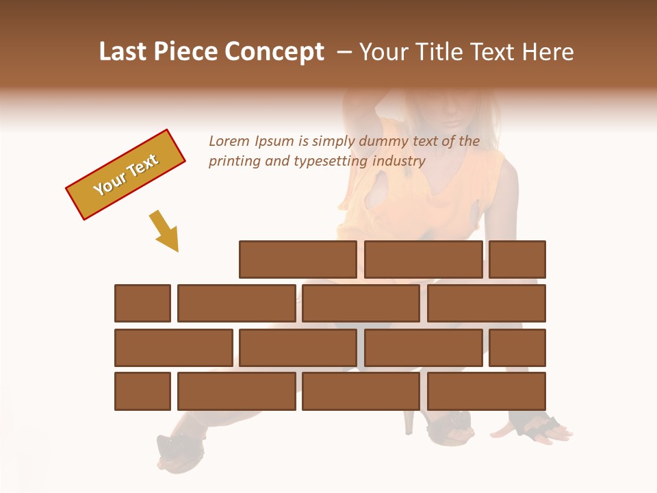Itting Teamwork Chair PowerPoint Template