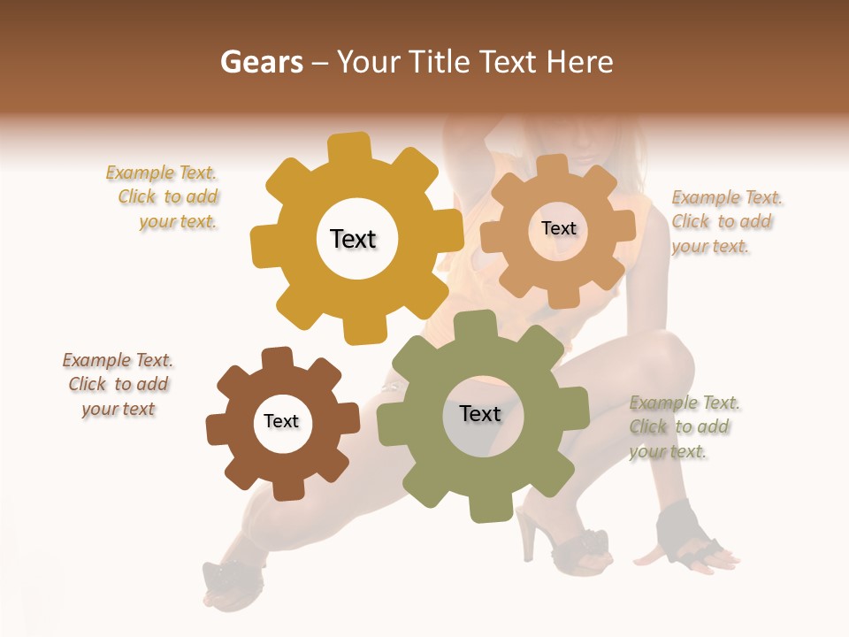 Itting Teamwork Chair PowerPoint Template