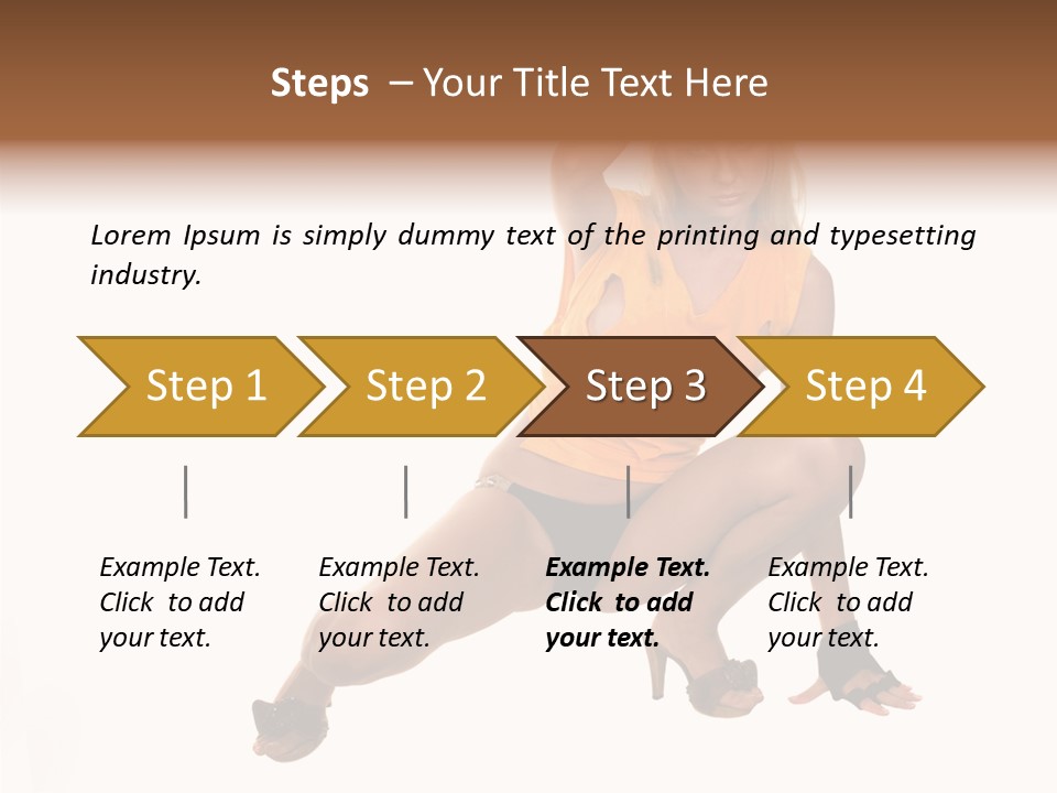 Itting Teamwork Chair PowerPoint Template