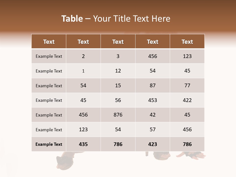 Itting Teamwork Chair PowerPoint Template