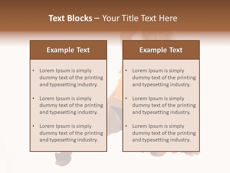 Itting Teamwork Chair PowerPoint Template