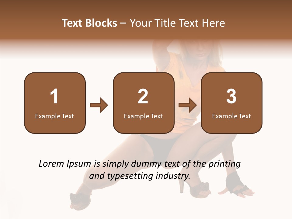 Itting Teamwork Chair PowerPoint Template