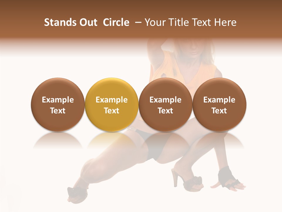 Itting Teamwork Chair PowerPoint Template