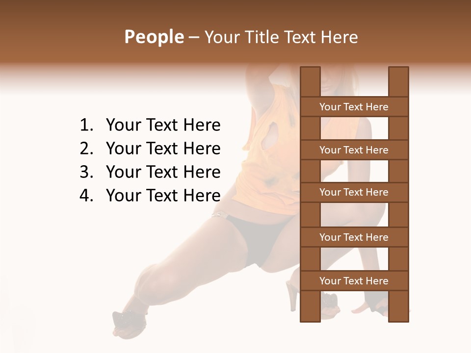 Itting Teamwork Chair PowerPoint Template