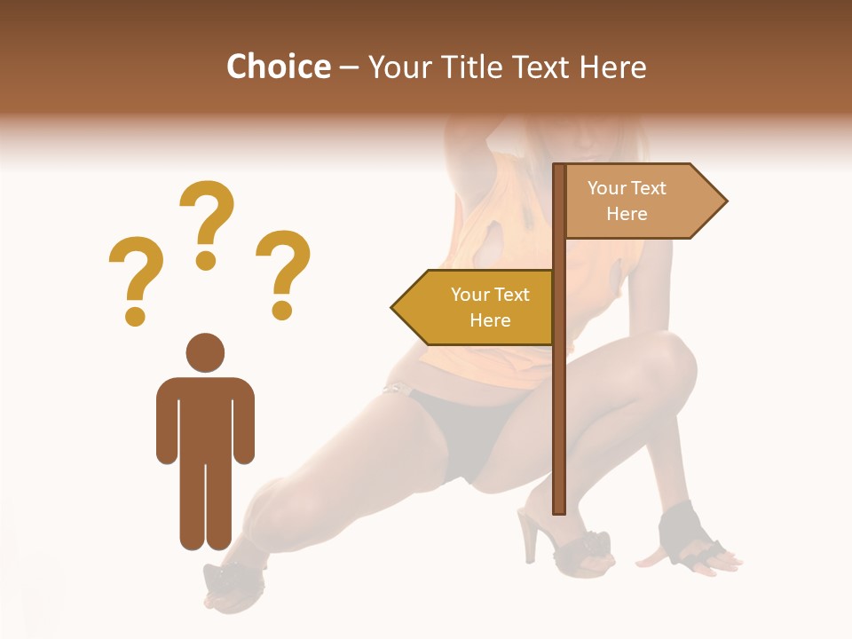 Itting Teamwork Chair PowerPoint Template