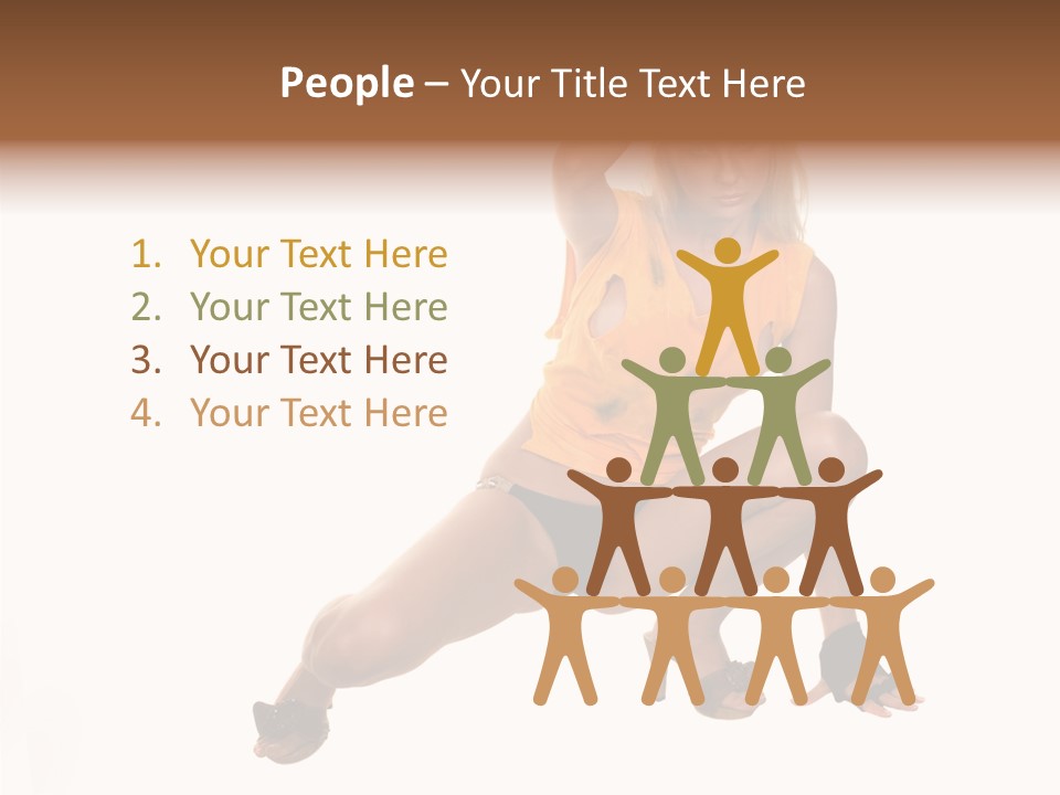 Itting Teamwork Chair PowerPoint Template