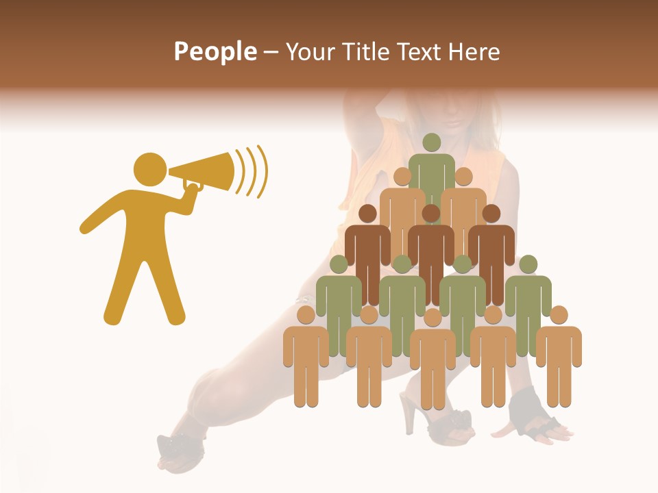 Itting Teamwork Chair PowerPoint Template