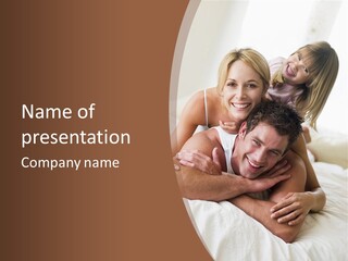 Embracing Portrait Lifestyle PowerPoint Template