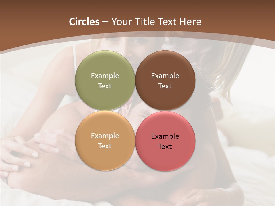 Embracing Portrait Lifestyle PowerPoint Template