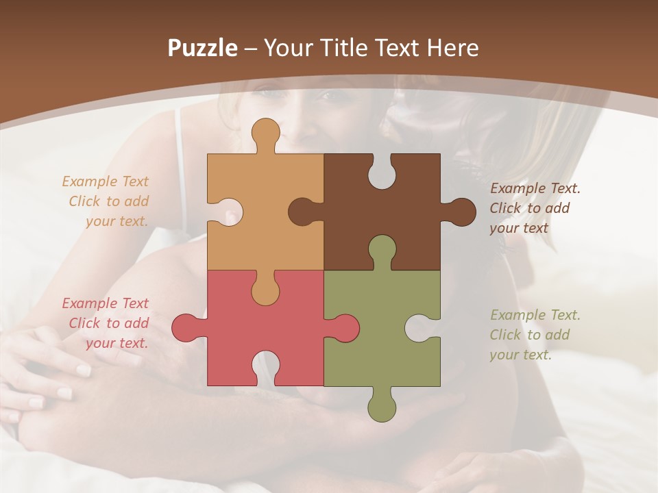 Embracing Portrait Lifestyle PowerPoint Template