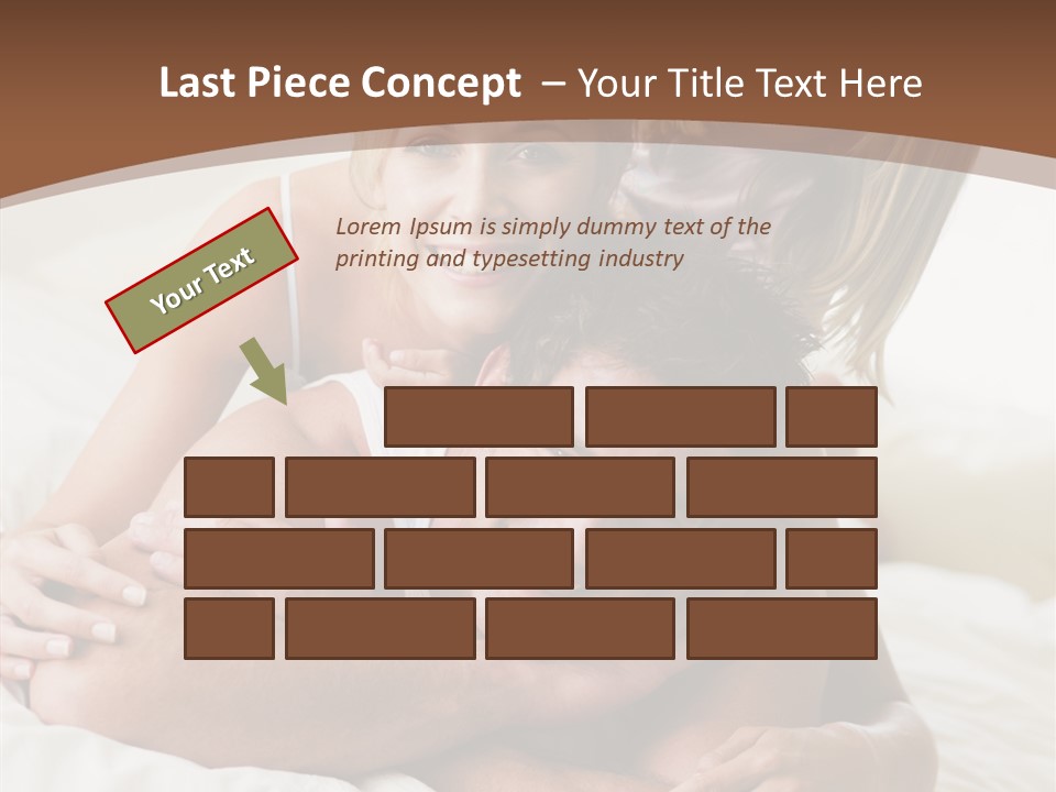 Embracing Portrait Lifestyle PowerPoint Template