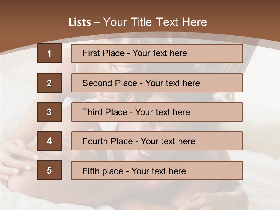Embracing Portrait Lifestyle PowerPoint Template