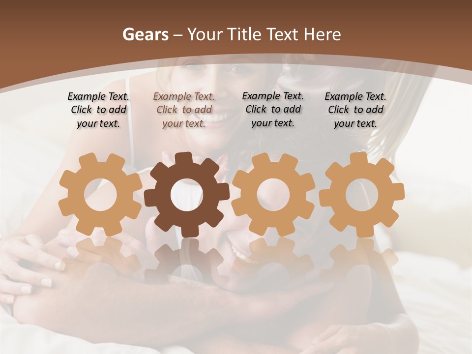 Embracing Portrait Lifestyle PowerPoint Template