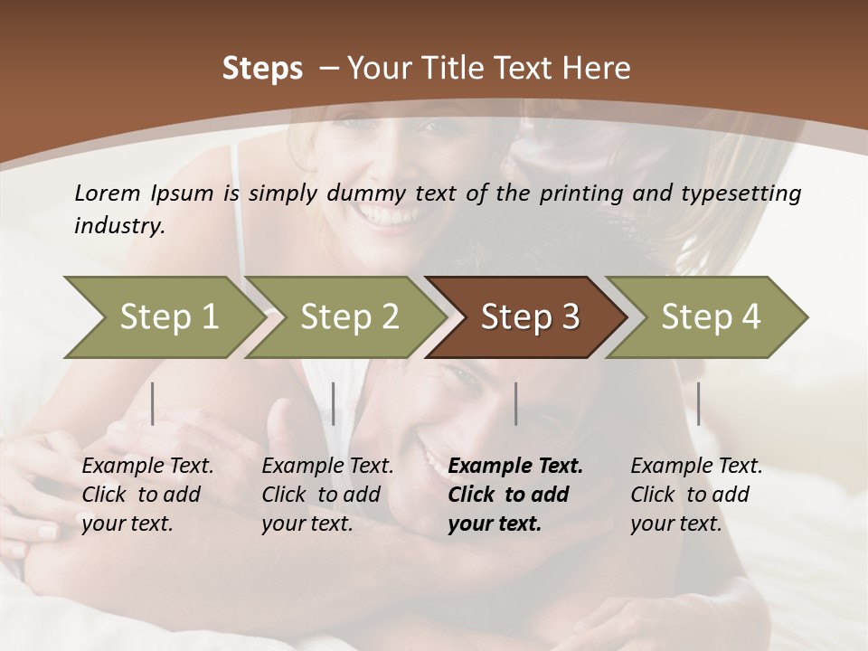 Embracing Portrait Lifestyle PowerPoint Template