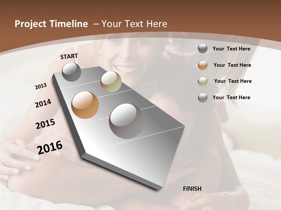 Embracing Portrait Lifestyle PowerPoint Template