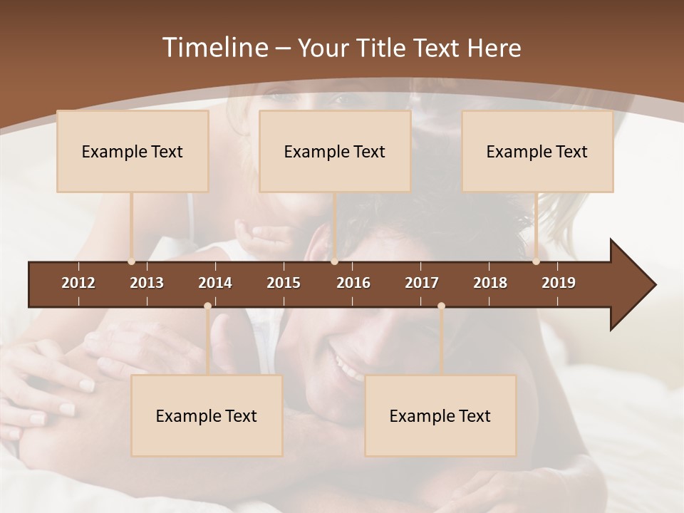 Embracing Portrait Lifestyle PowerPoint Template