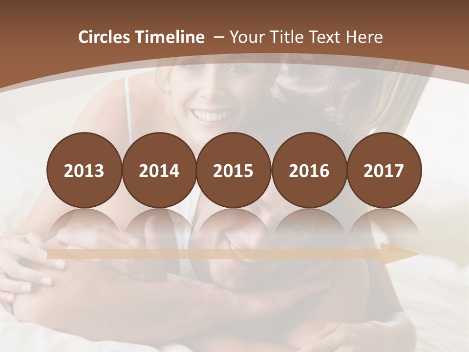 Embracing Portrait Lifestyle PowerPoint Template