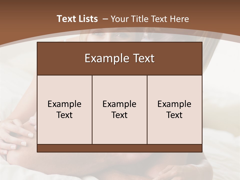 Embracing Portrait Lifestyle PowerPoint Template