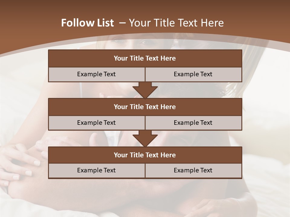 Embracing Portrait Lifestyle PowerPoint Template