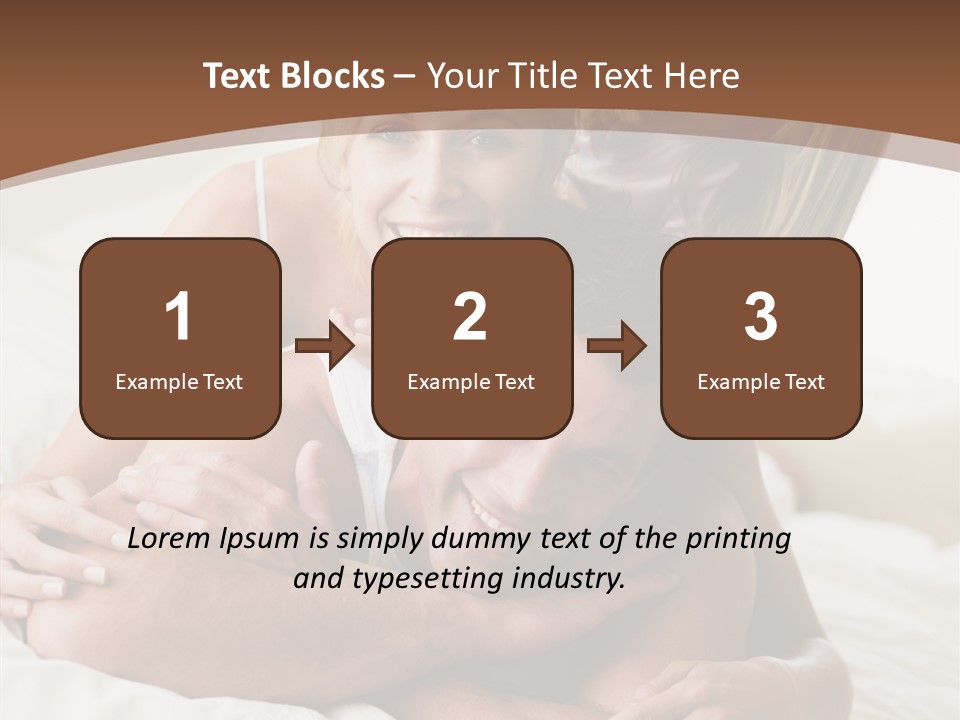 Embracing Portrait Lifestyle PowerPoint Template