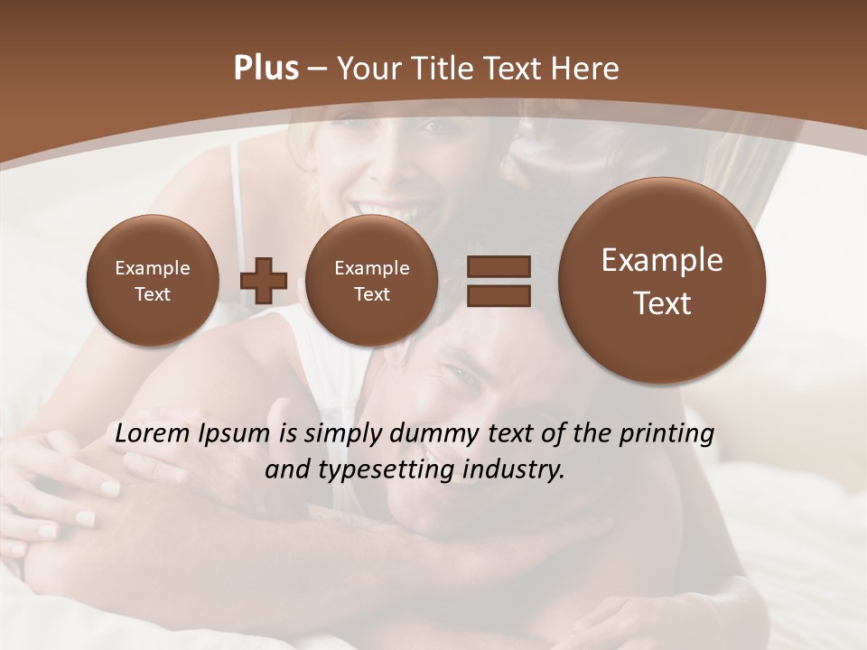 Embracing Portrait Lifestyle PowerPoint Template