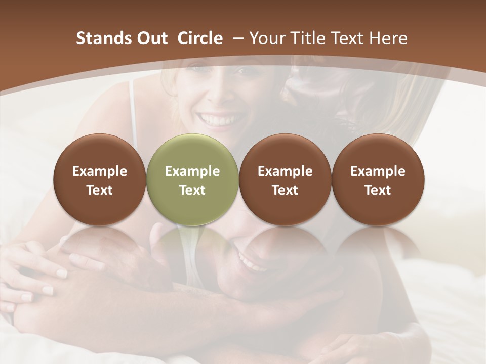 Embracing Portrait Lifestyle PowerPoint Template