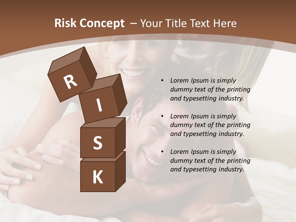 Embracing Portrait Lifestyle PowerPoint Template