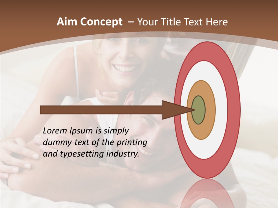 Embracing Portrait Lifestyle PowerPoint Template