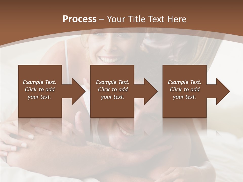Embracing Portrait Lifestyle PowerPoint Template
