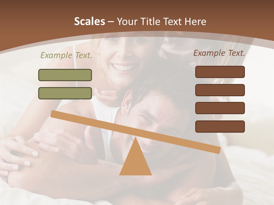 Embracing Portrait Lifestyle PowerPoint Template
