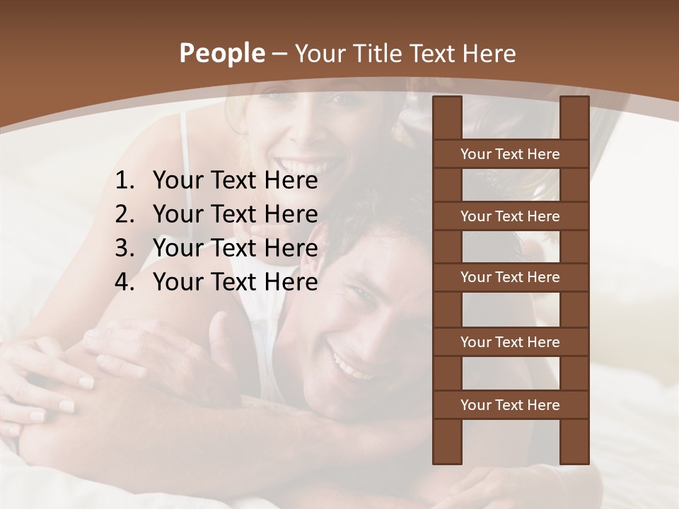 Embracing Portrait Lifestyle PowerPoint Template