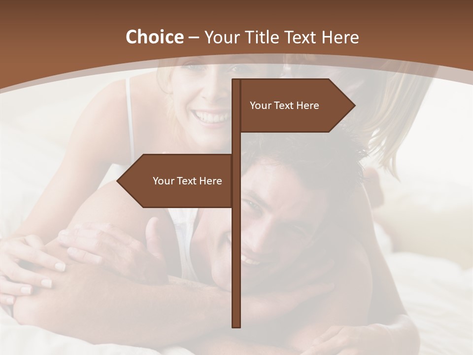 Embracing Portrait Lifestyle PowerPoint Template