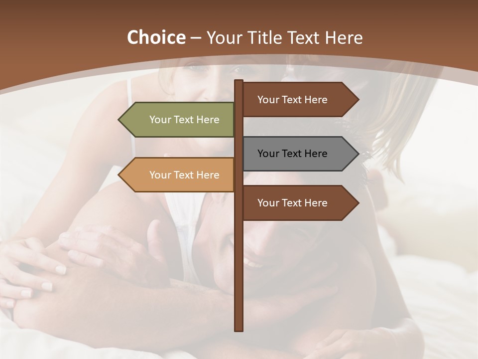 Embracing Portrait Lifestyle PowerPoint Template