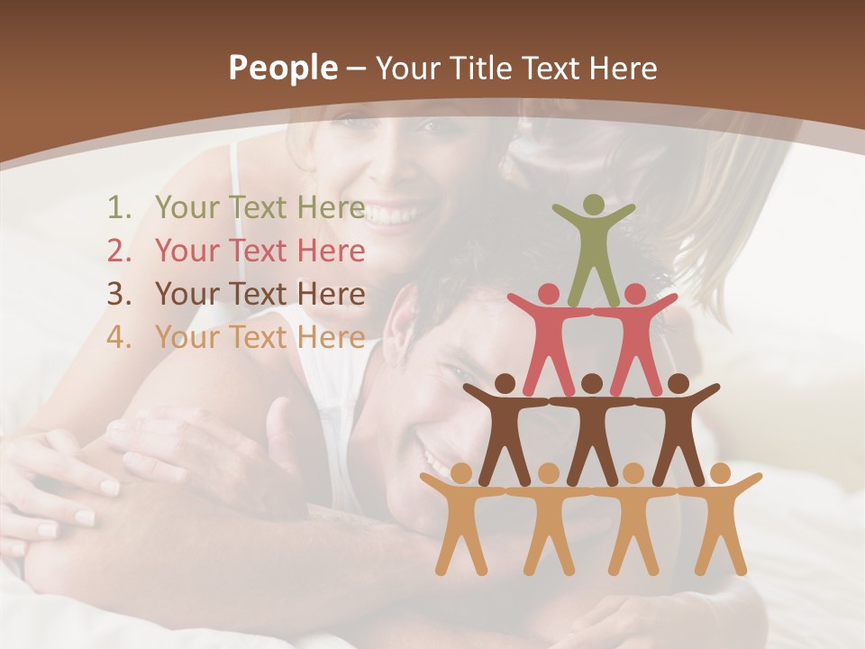 Embracing Portrait Lifestyle PowerPoint Template