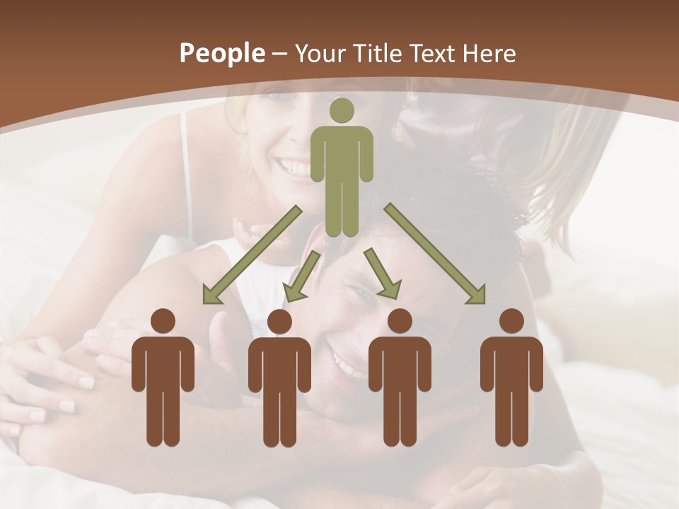 Embracing Portrait Lifestyle PowerPoint Template