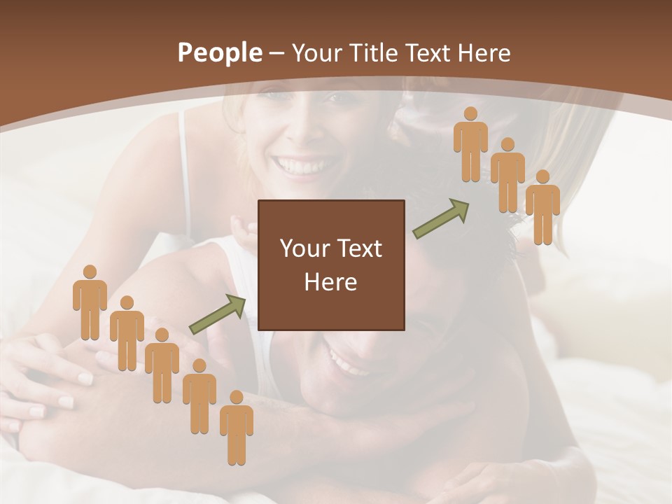 Embracing Portrait Lifestyle PowerPoint Template